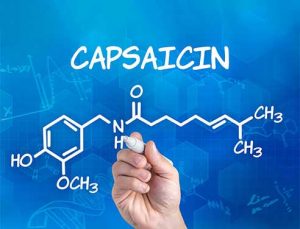 Capsaicin Chemical stucture help in curb appetite