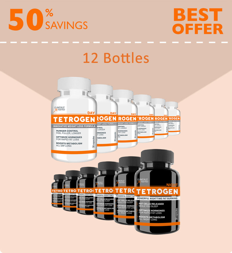 5-Month Supply + 1 Month Free of Tetrogen Day & Night