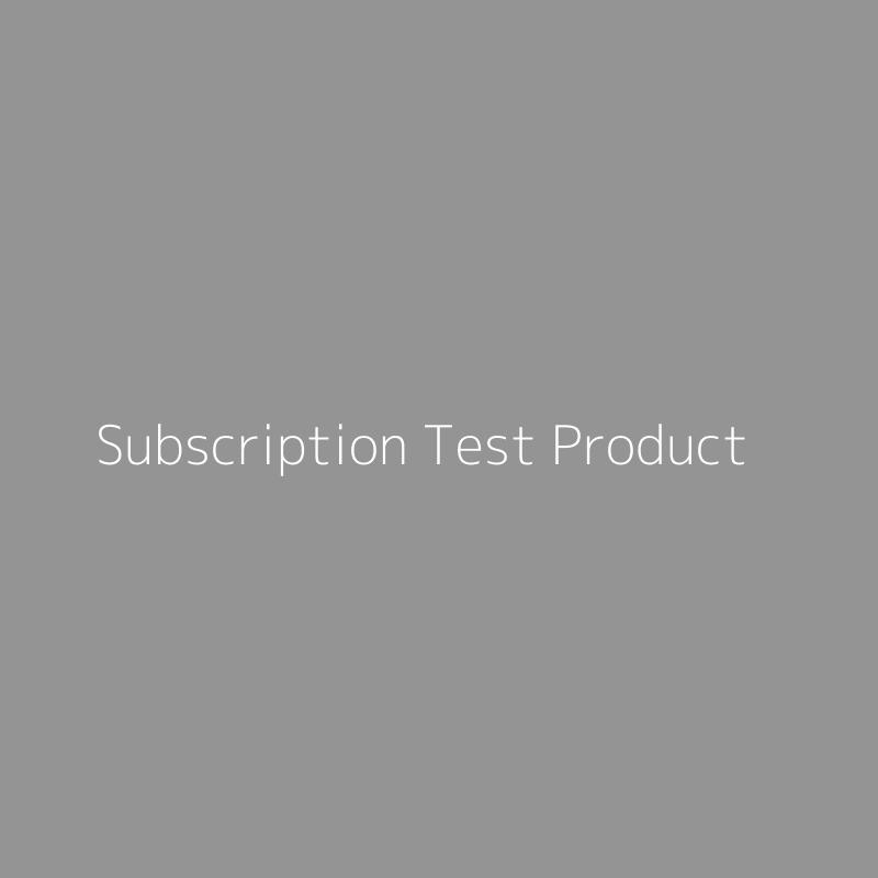 Subscription test product