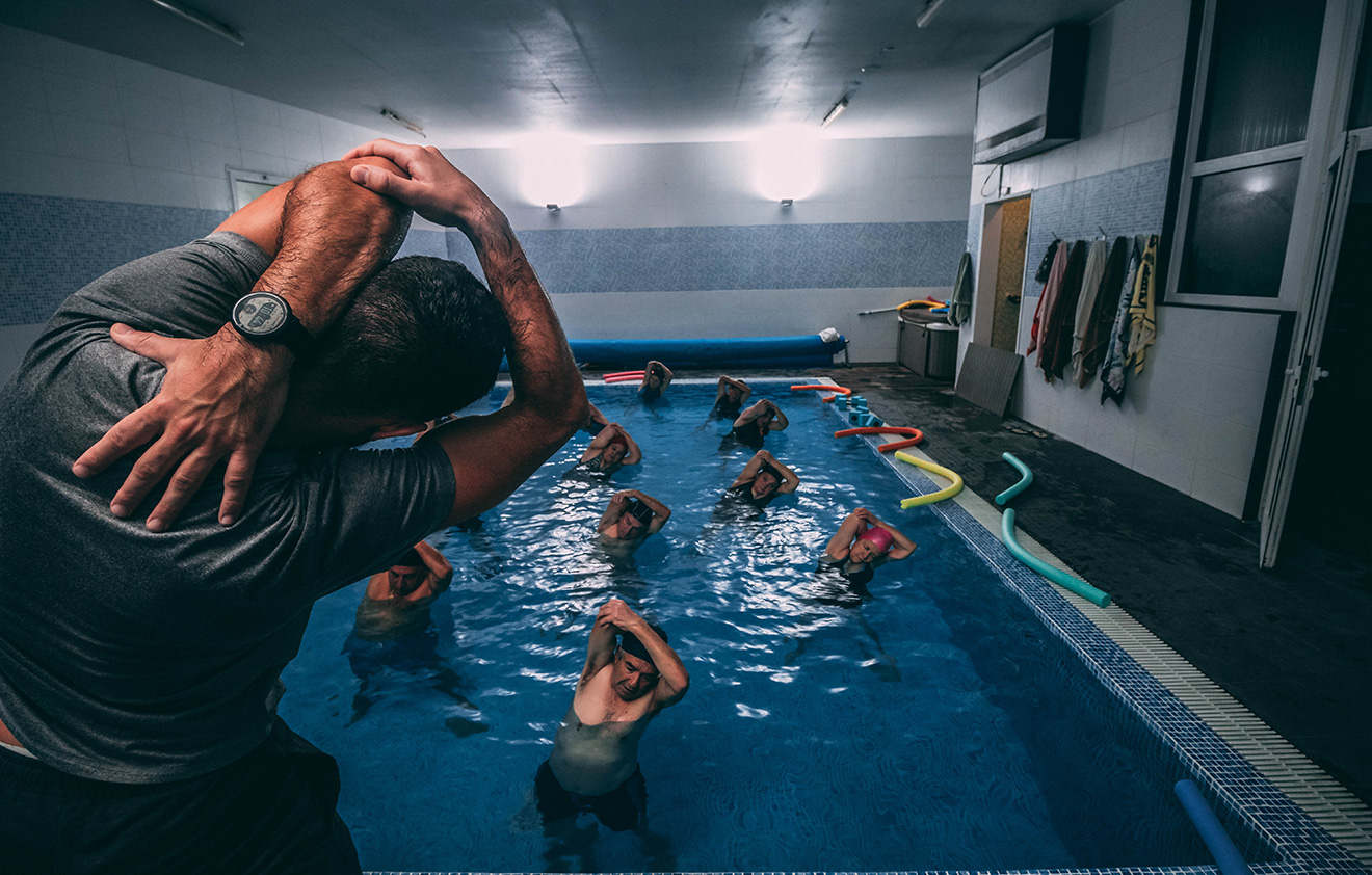 Doing exercise in water is best for old age people